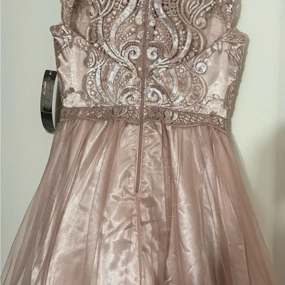 Elegant Sleeveless Embroidered Dress - Picture 3 of 4